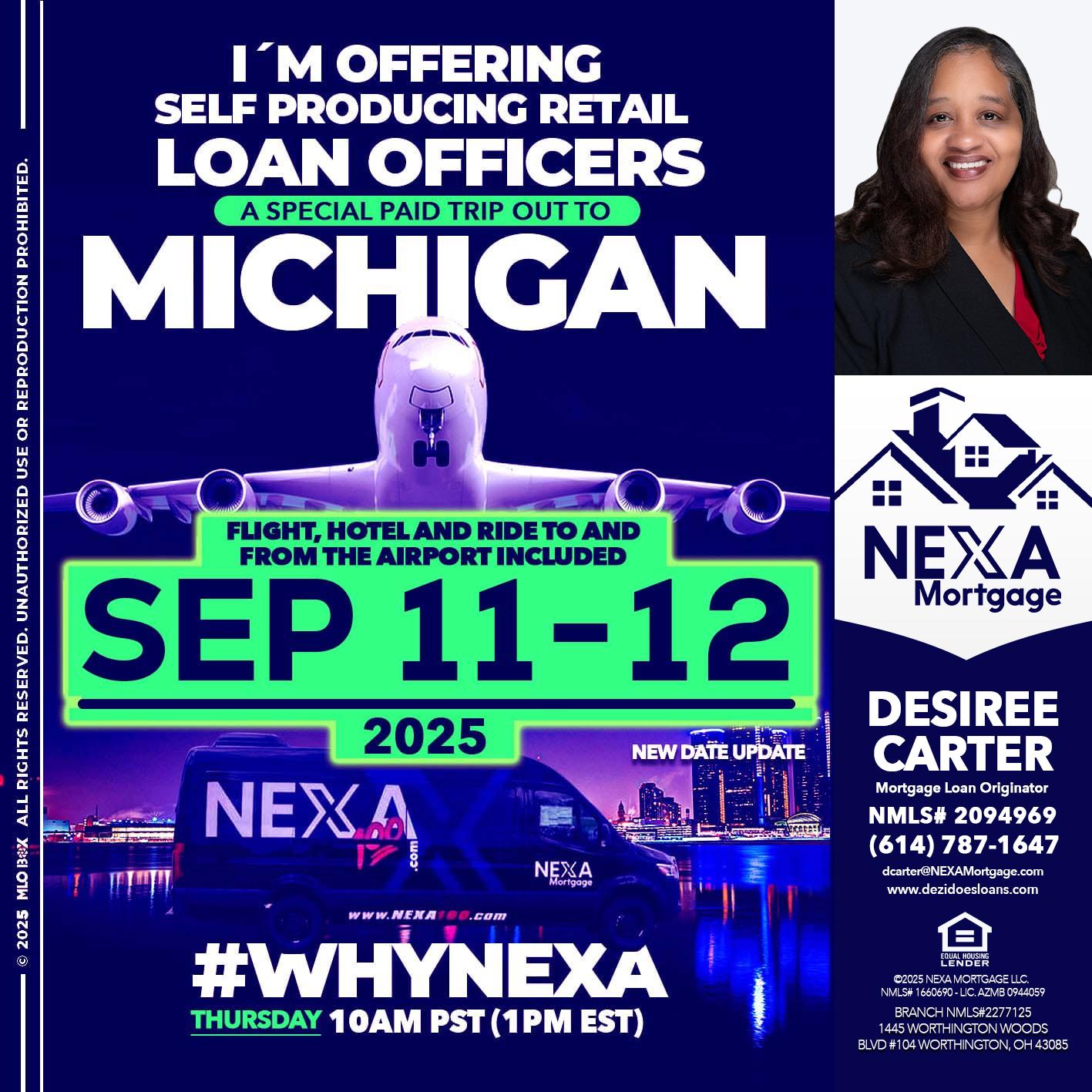 MICHIGAN TRIP - Desiree Carter -Mortgage Loan Originator