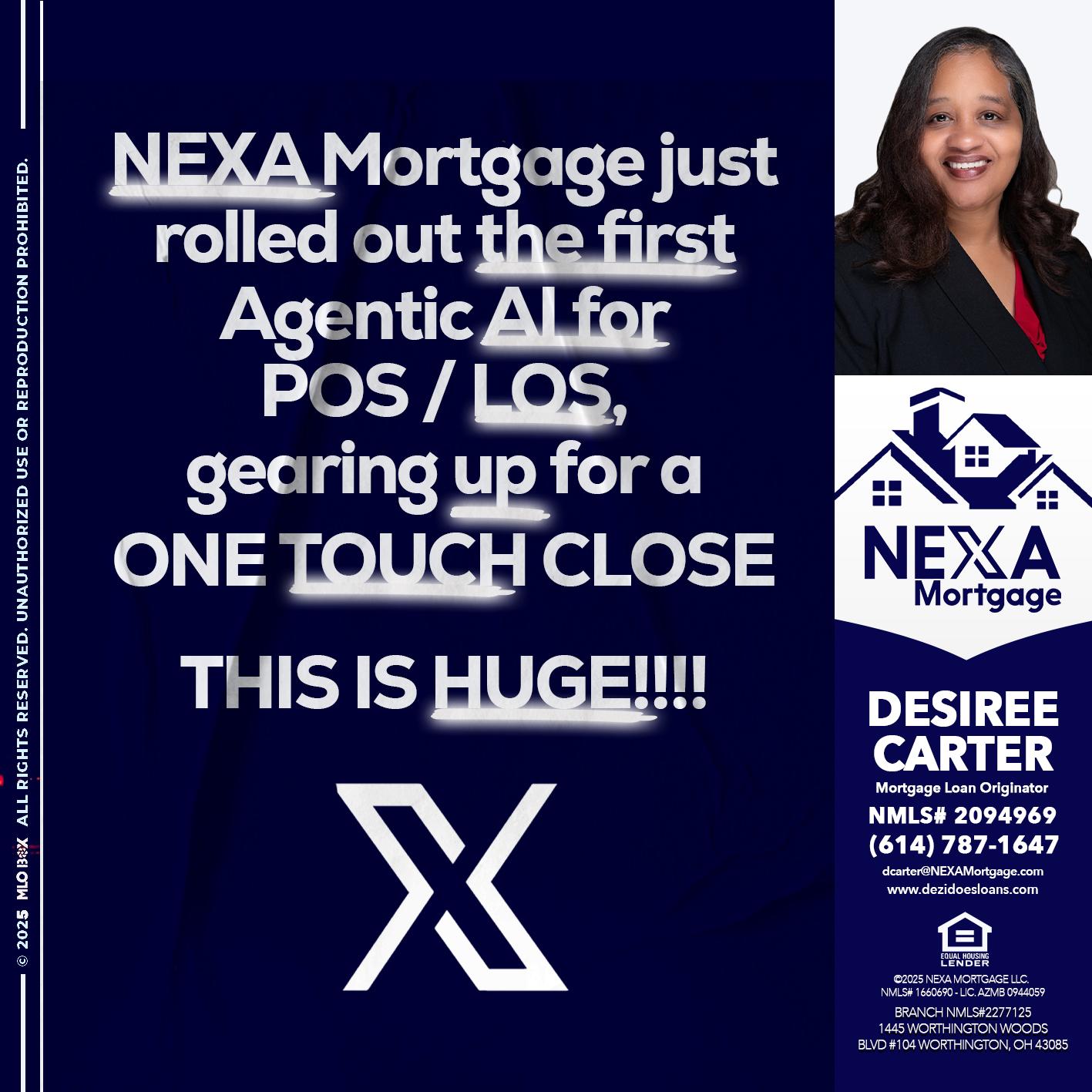 NEXA MORTGAGE - Desiree Carter -Mortgage Loan Originator
