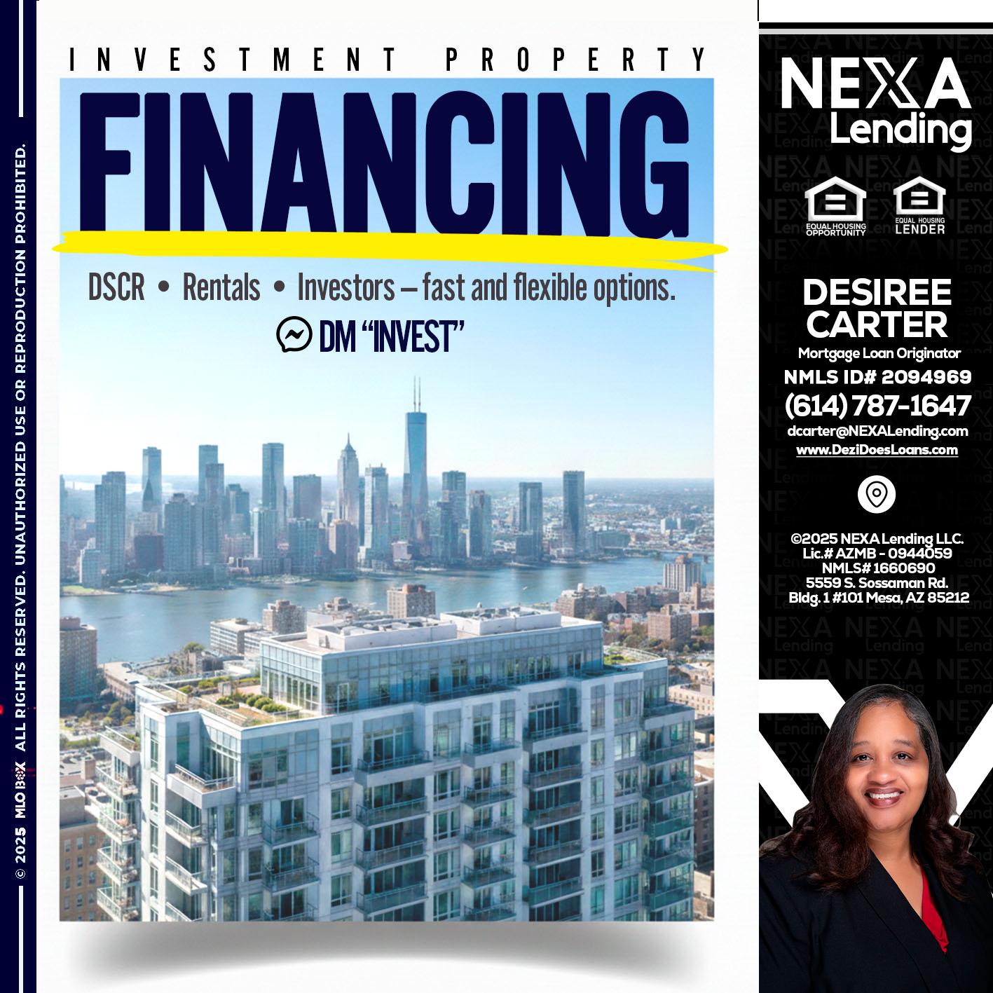 FINANCING - Desiree Carter -Mortgage Loan Originator