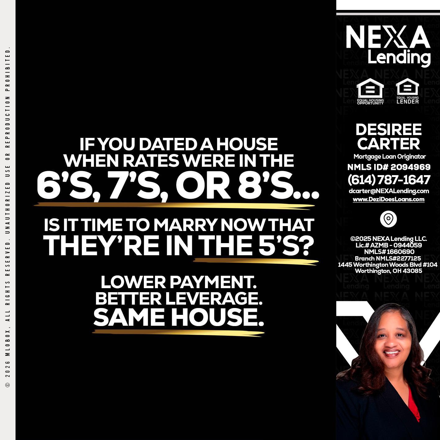 if you dated a house - Desiree Carter -Mortgage Loan Originator