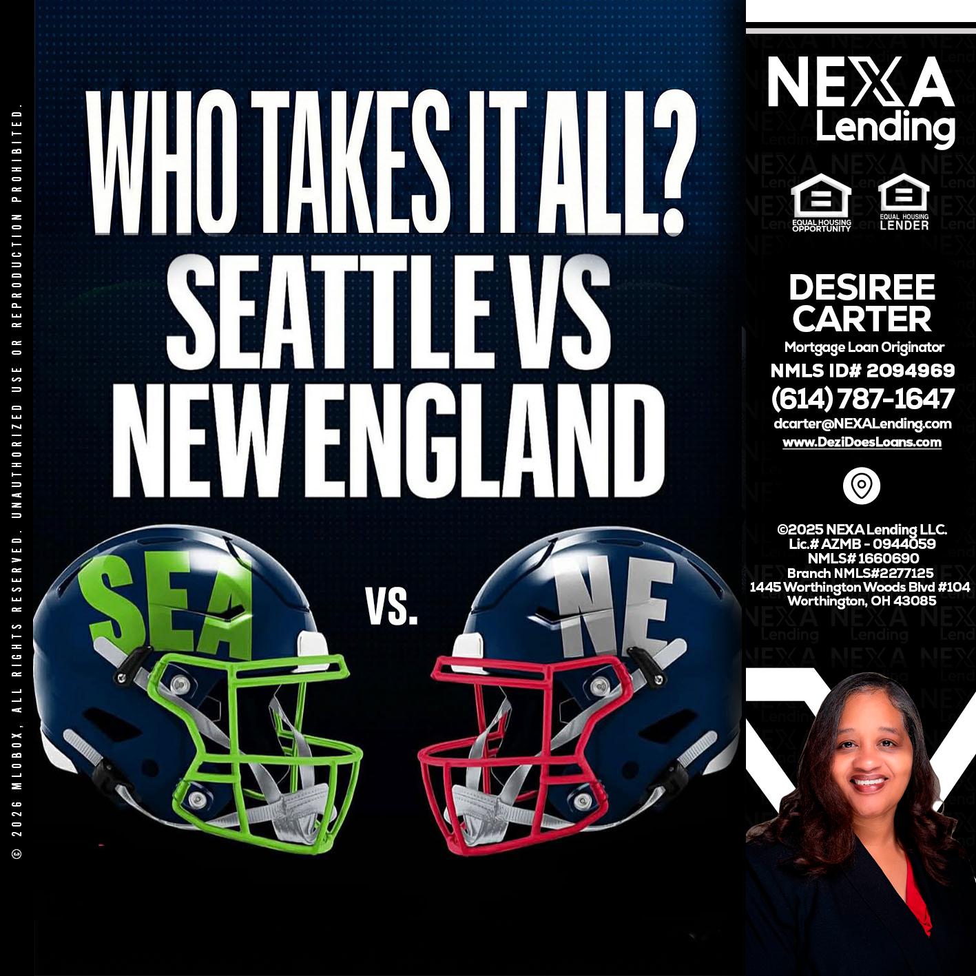 WHO TAKE IT ALL? - Desiree Carter -Mortgage Loan Originator