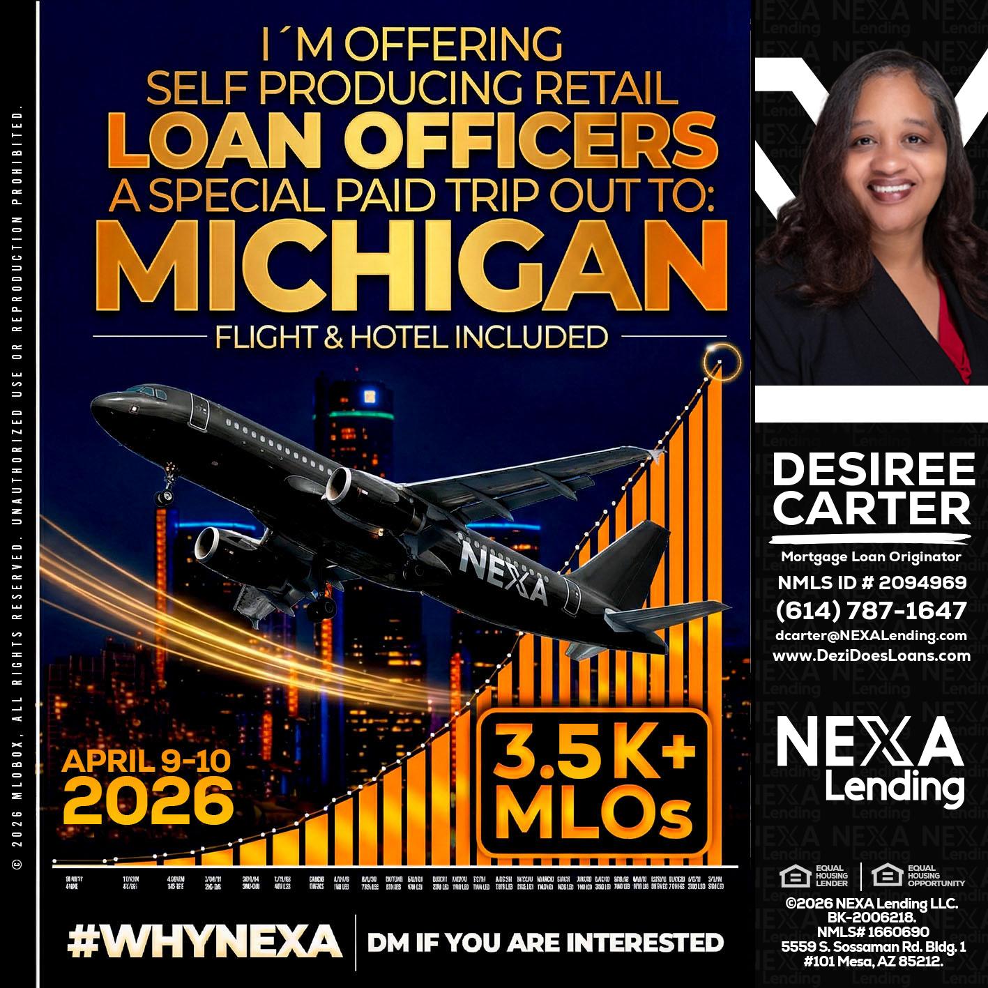 3.5K - Desiree Carter -Mortgage Loan Originator