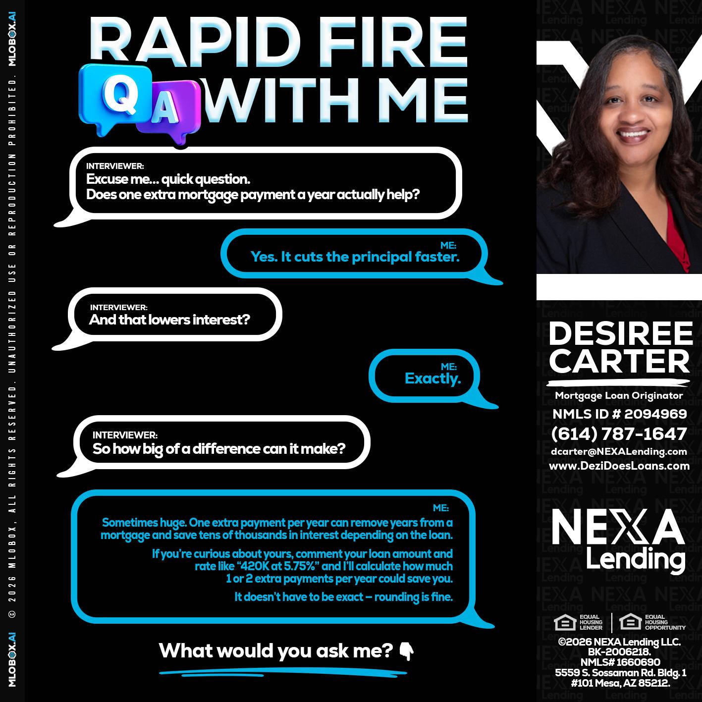 RAPID Q&A - Desiree Carter -Mortgage Loan Originator