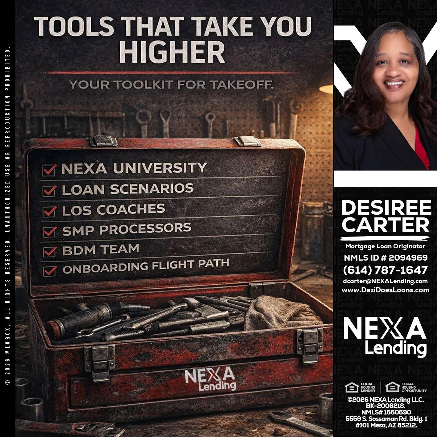 TOOLS THAT - Desiree Carter -Mortgage Loan Originator