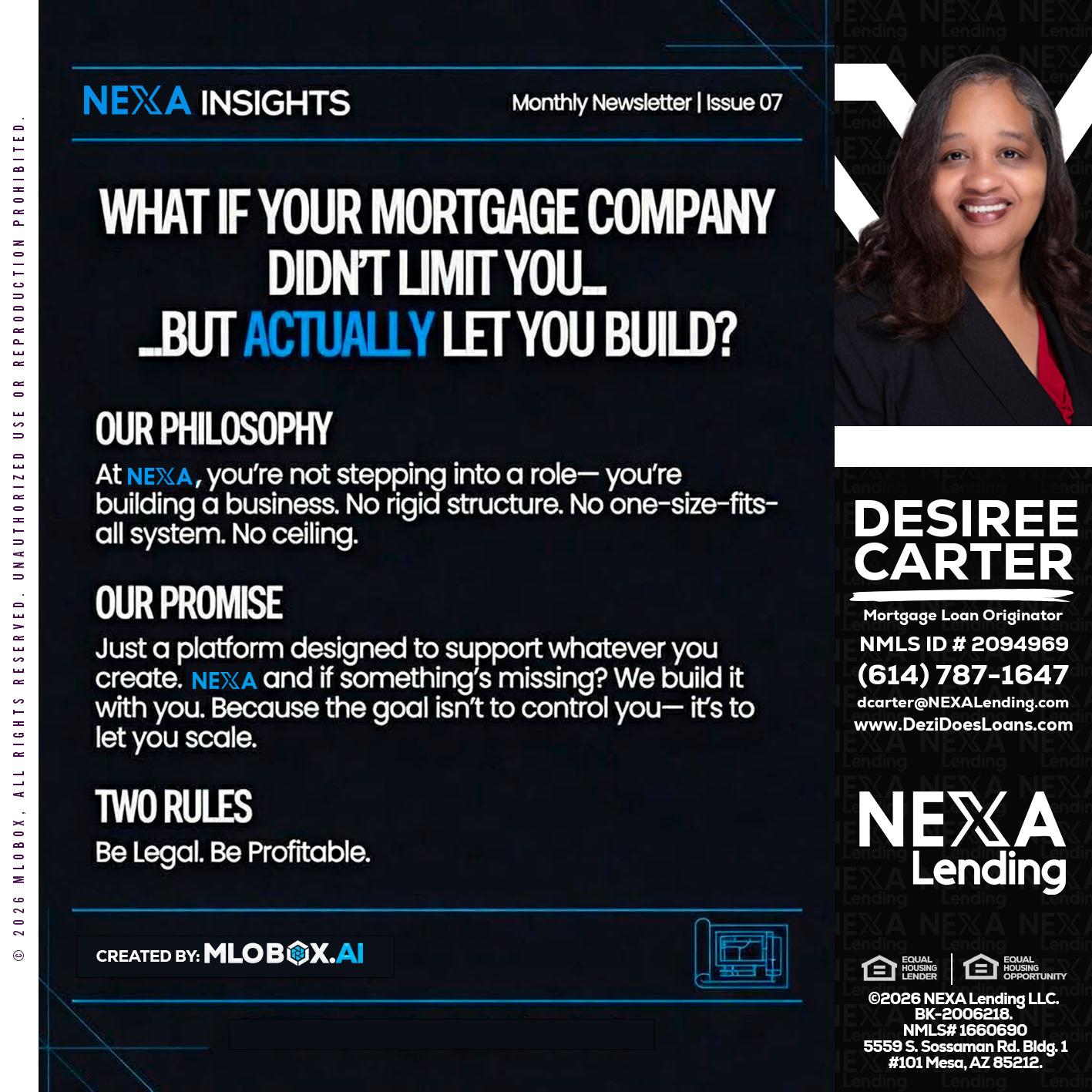 NEXA INSIGHTS - Desiree Carter -Mortgage Loan Originator