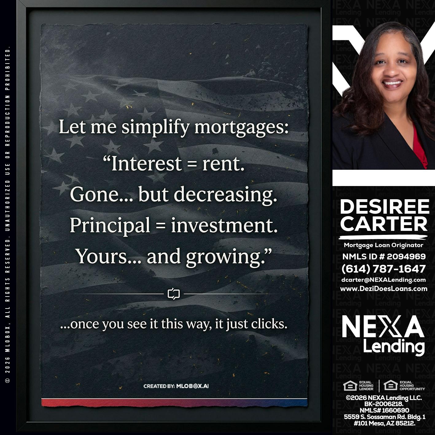 LET ME SIMPLIFY - Desiree Carter -Mortgage Loan Originator