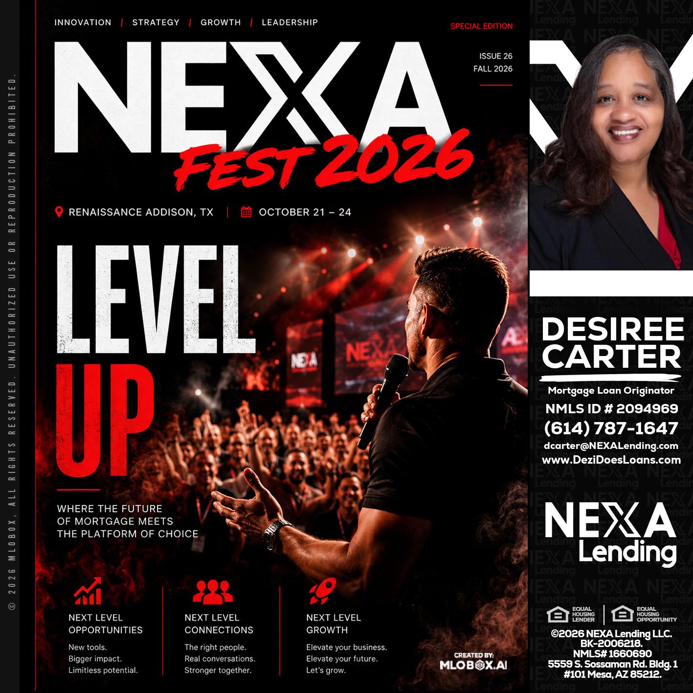 NEXA FEST 2026 - Desiree Carter -Mortgage Loan Originator