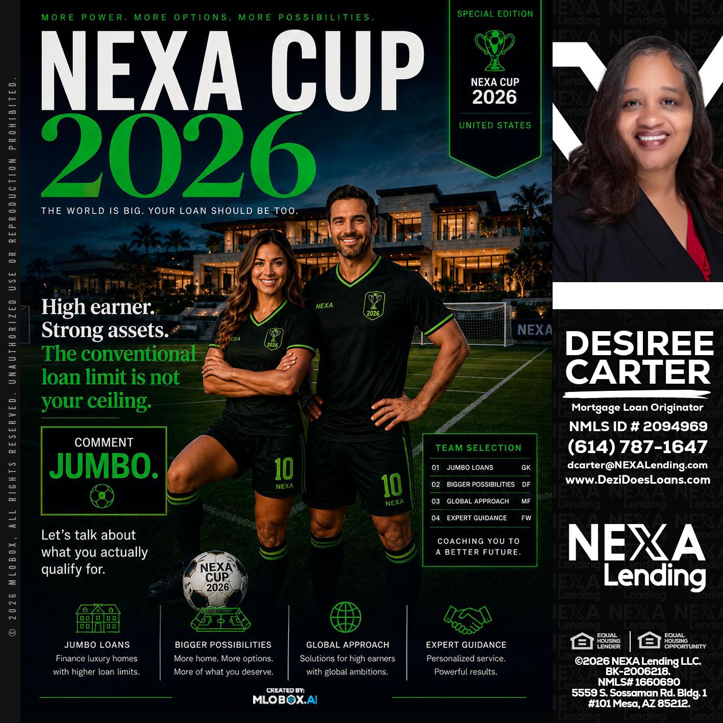 NEXA CUP 2026 - Desiree Carter -Mortgage Loan Originator