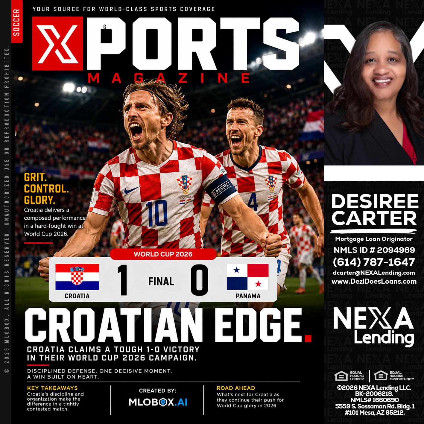 CROATIA 1-0 PANAMA - Desiree Carter -Mortgage Loan Originator