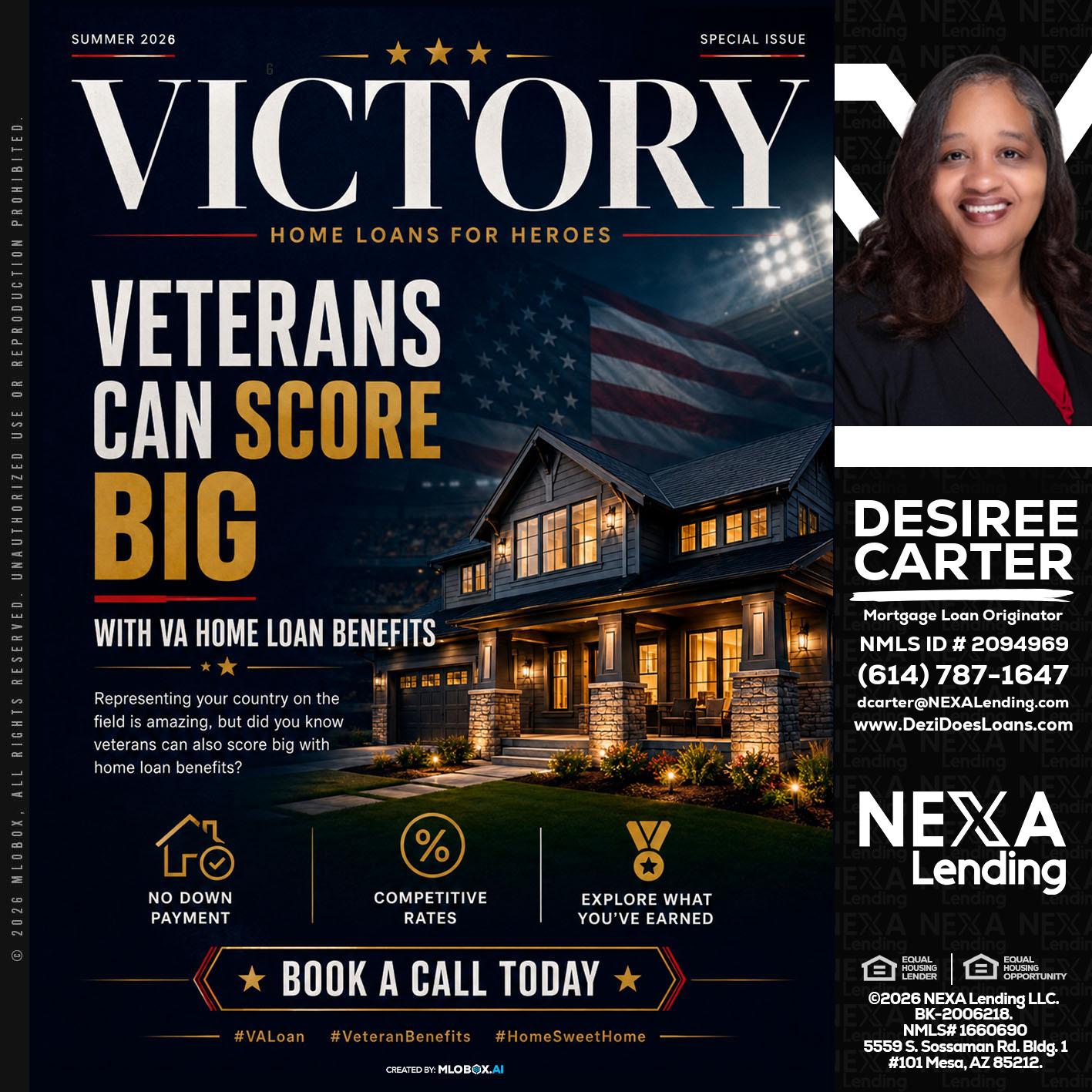 VICTORY - Desiree Carter -Mortgage Loan Originator
