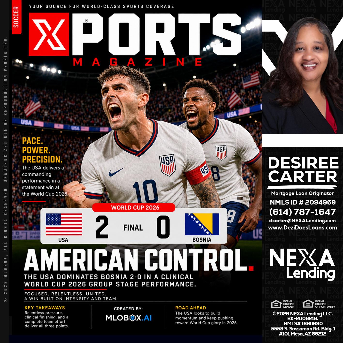 AMERICAN CONTROL - Desiree Carter -Mortgage Loan Originator